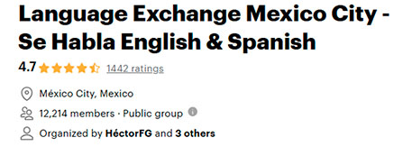 Language Exchange Mexico City Se Habla