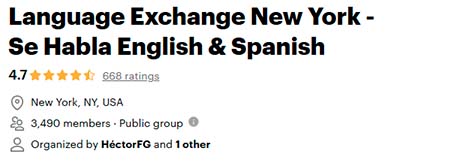 Language Exchange New York Se Habla
